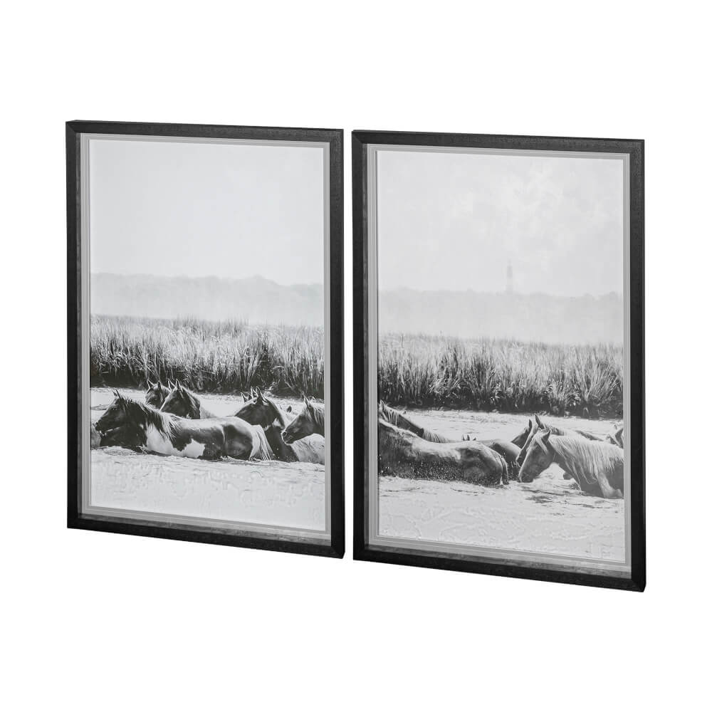 Water Horses III Wall Art - available at City Home
