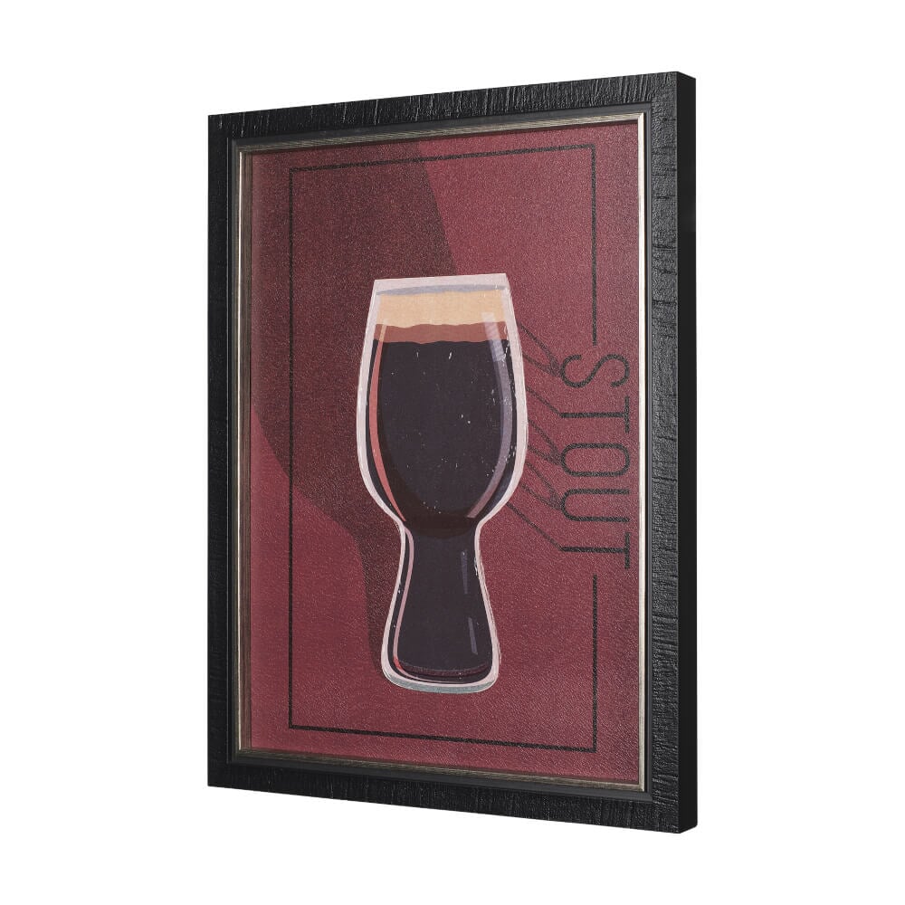 Stout Beer Framed Poster