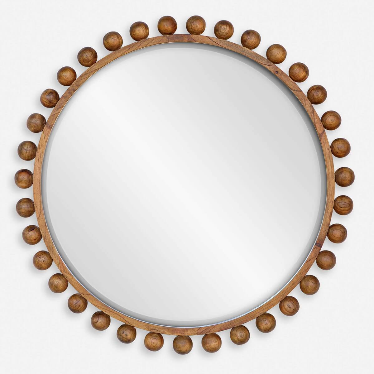 Cyra mirror in walnut - available at City Home