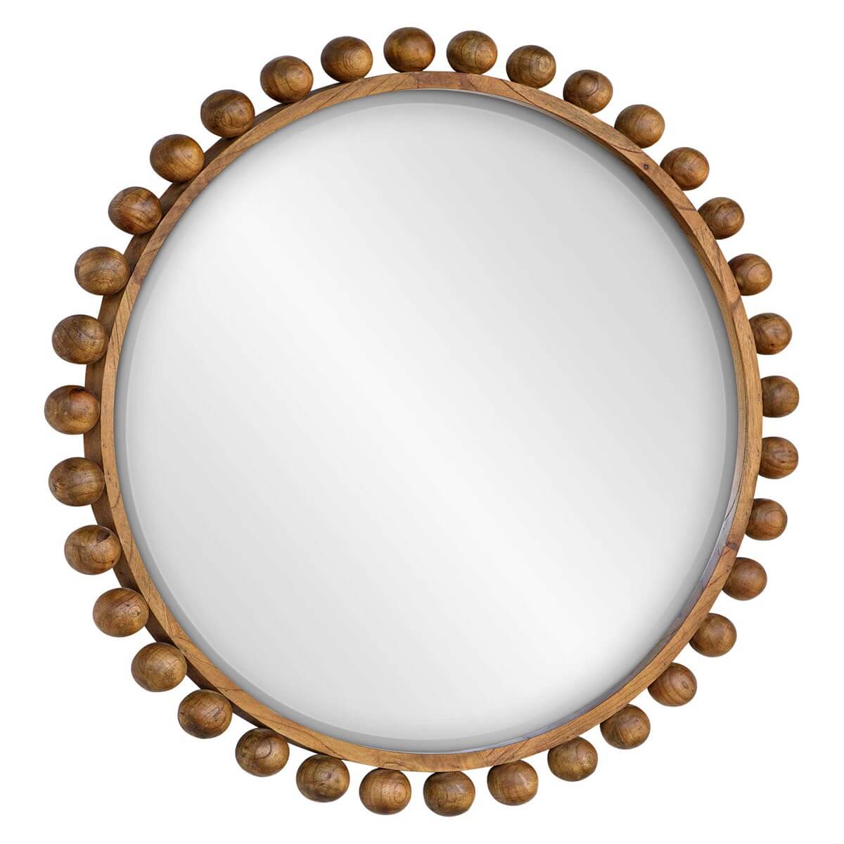 Cyra mirror in walnut - available at City Home