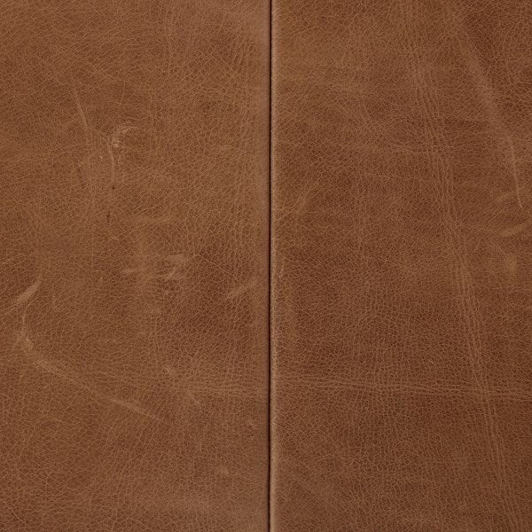 Dakota Warm Taupe top grain leather swatch