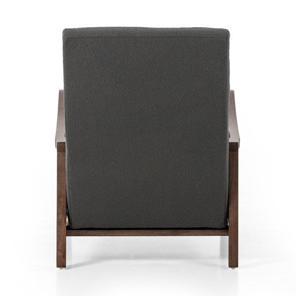 Four Hands Chance Recliner in Fiqa Boucle - back view