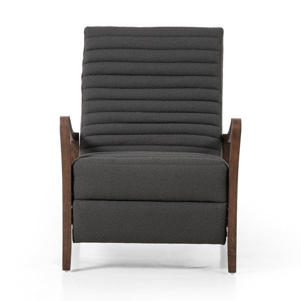 Four Hands Chance Recliner in Fiqa Boucle - front view