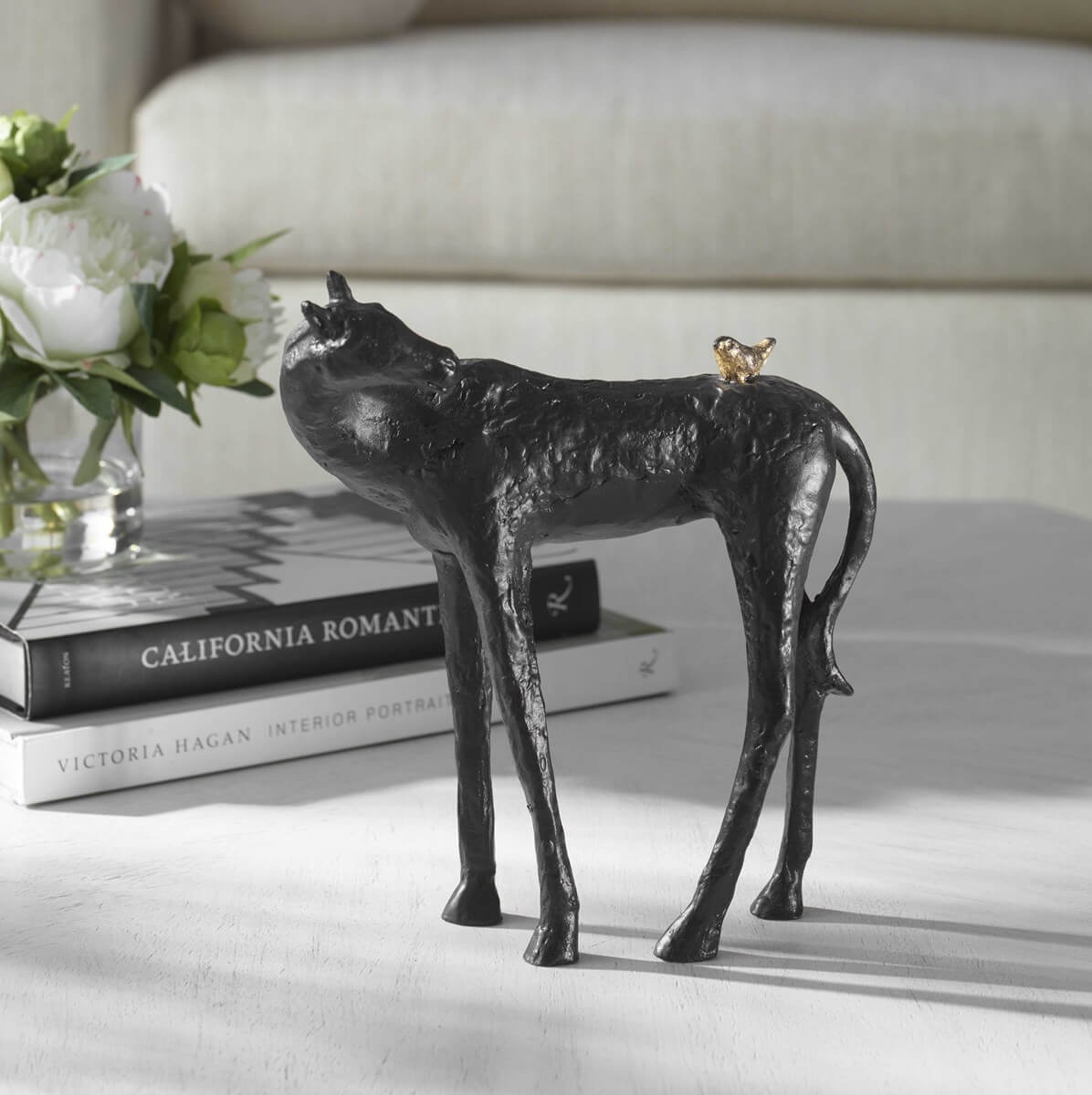 Hello Friend Cast Iron Horse Sculpture - available at City Home