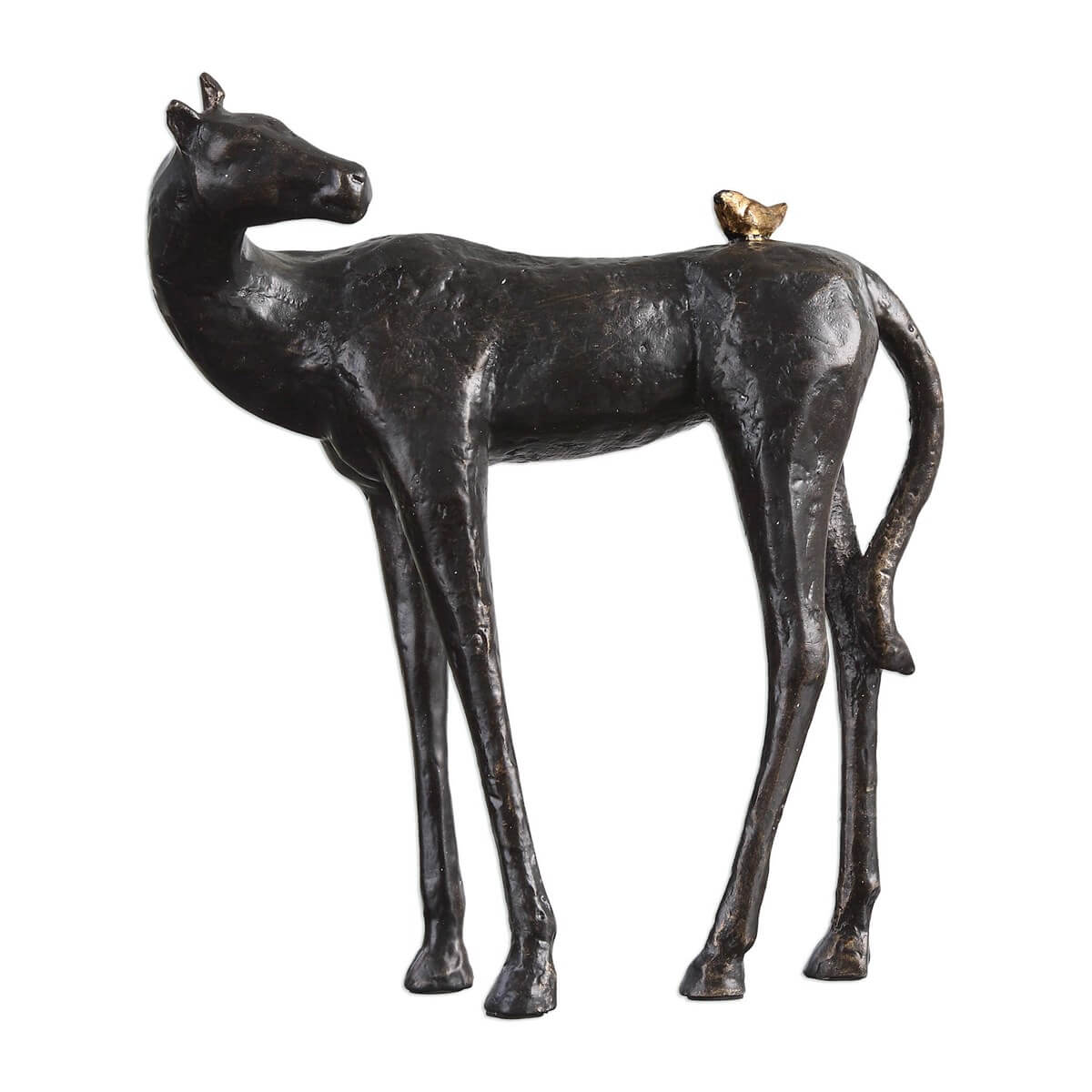 Hello Friend Cast Iron Horse Sculpture - available from City Home