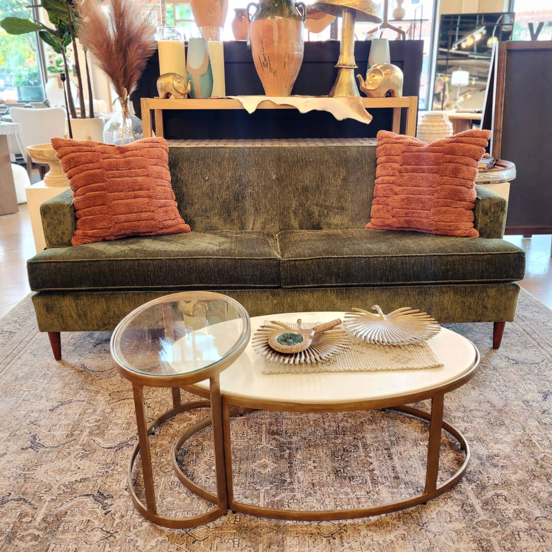 Draper Sofa - shown here in the City Home showroom