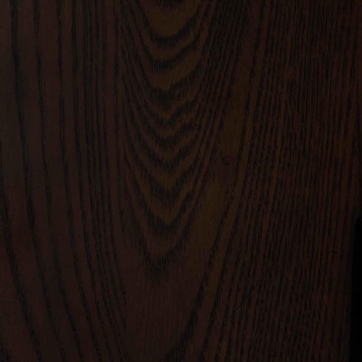 Halston Leather Bed - swatch showing wood finish