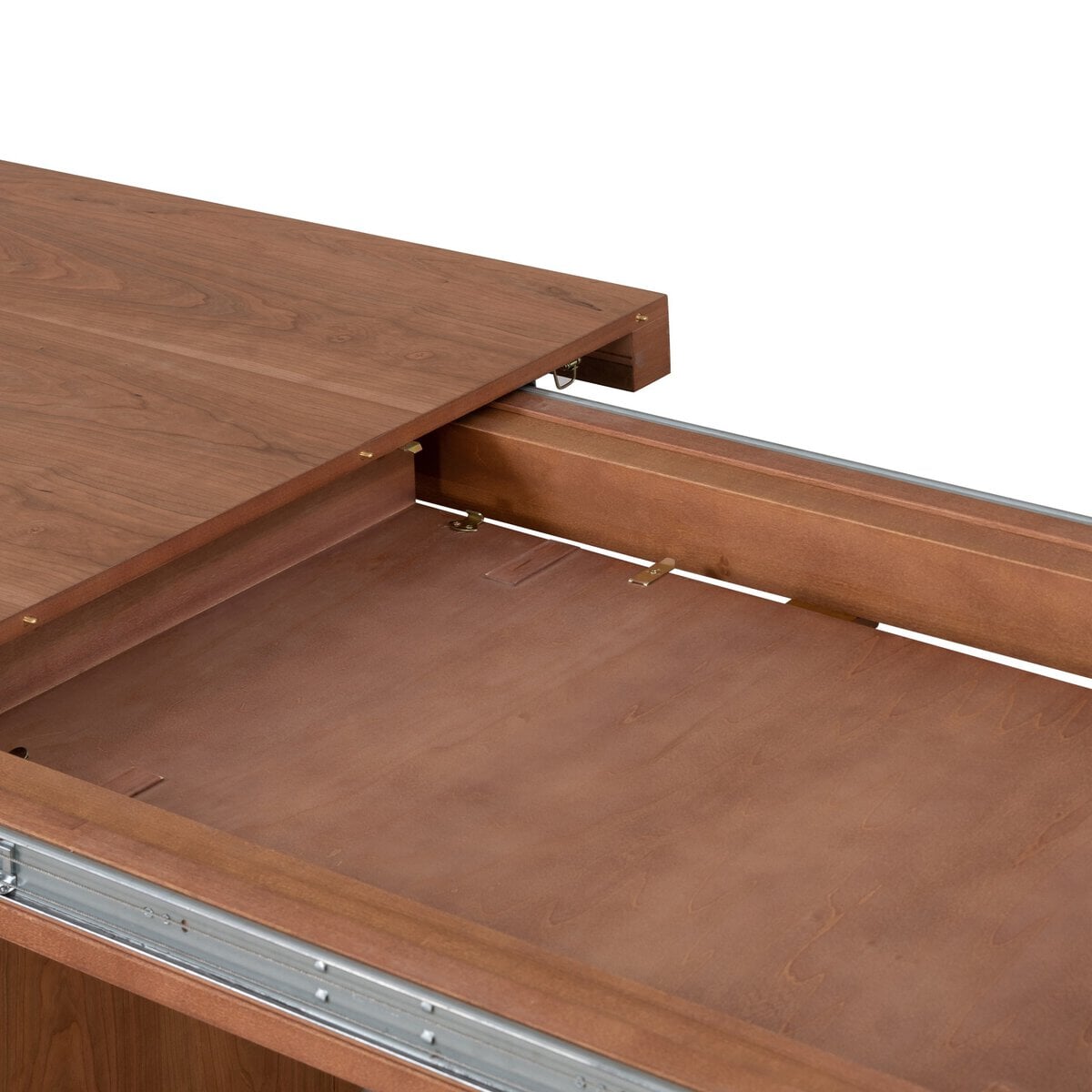 Rufina Extension Dining Table - detail view of extension area