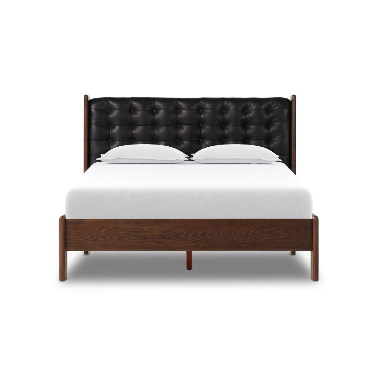 Halston Leather Bed - front view