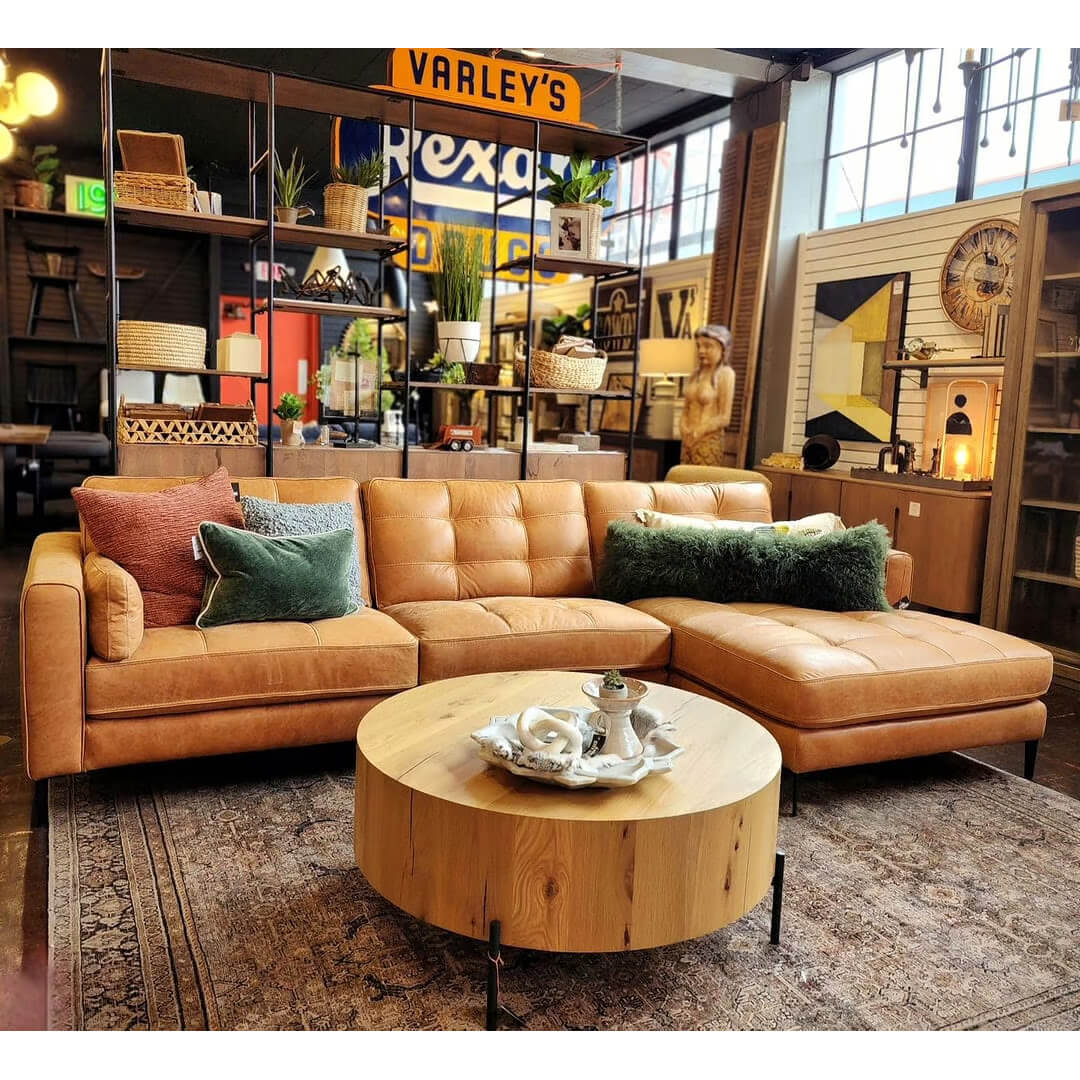 Haven Sectional - pictured in the City Home showroom