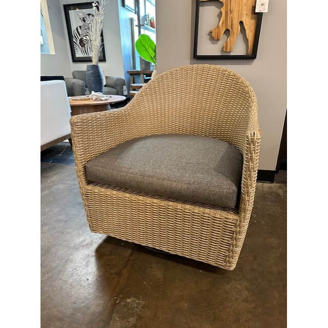 Faux Rattan Rocking Outdoor Chair - available at the City Home PDX outlet