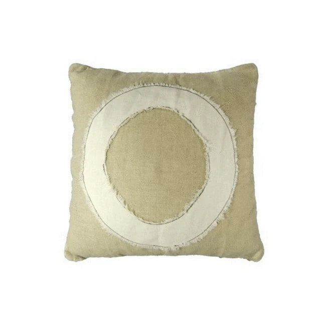 O throw pillow in linen - available at City Home