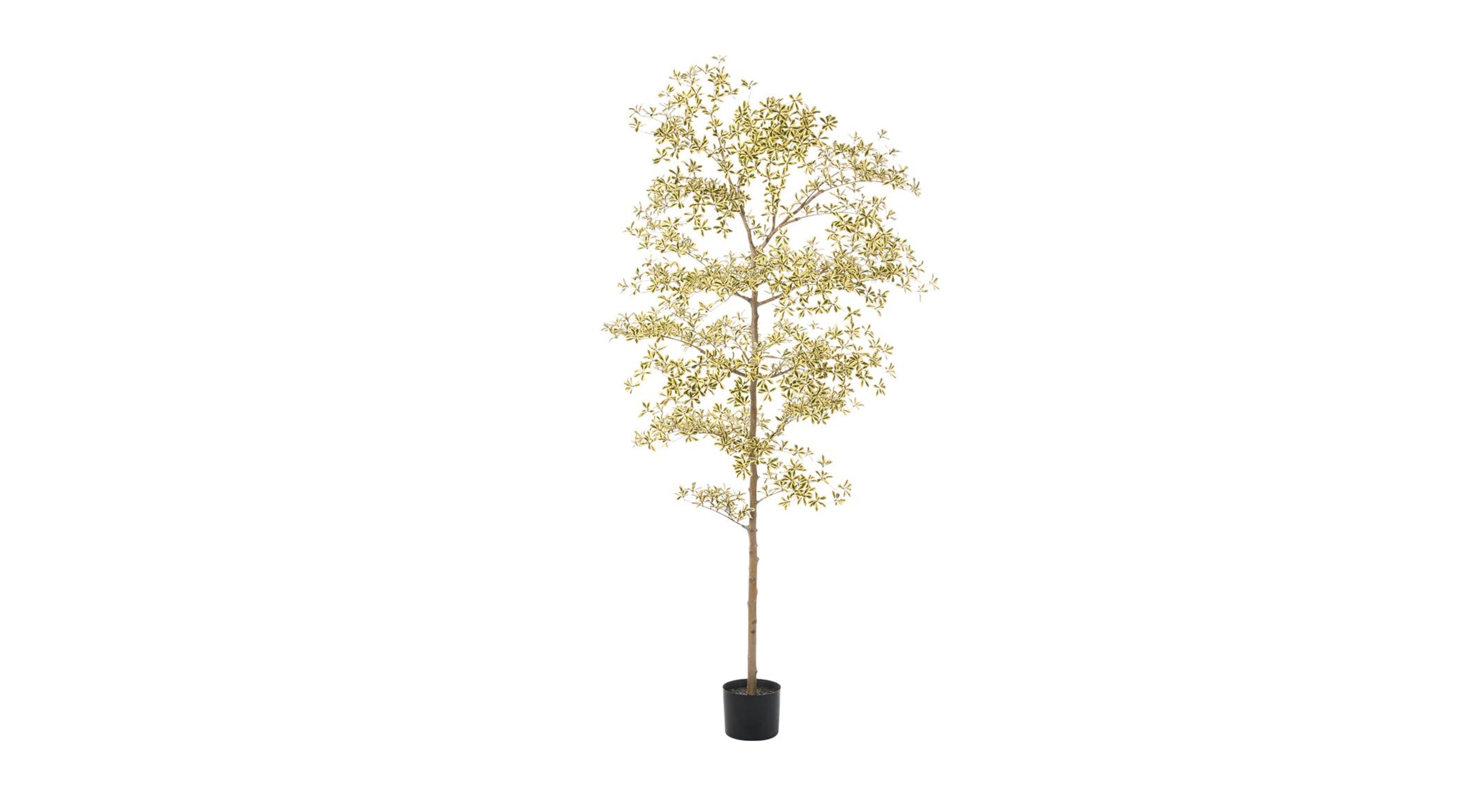 8' Faux Shady Lady Tree in Green Var: Available at City Home PDX
