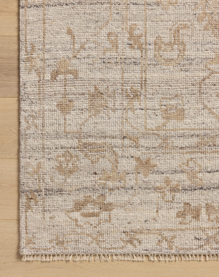 Magnolia Home By Joanna Gaines Abigail Rug in Ivory/Natural: Pattern View