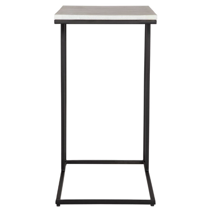 Accent Table-Black Metal: Front Product View