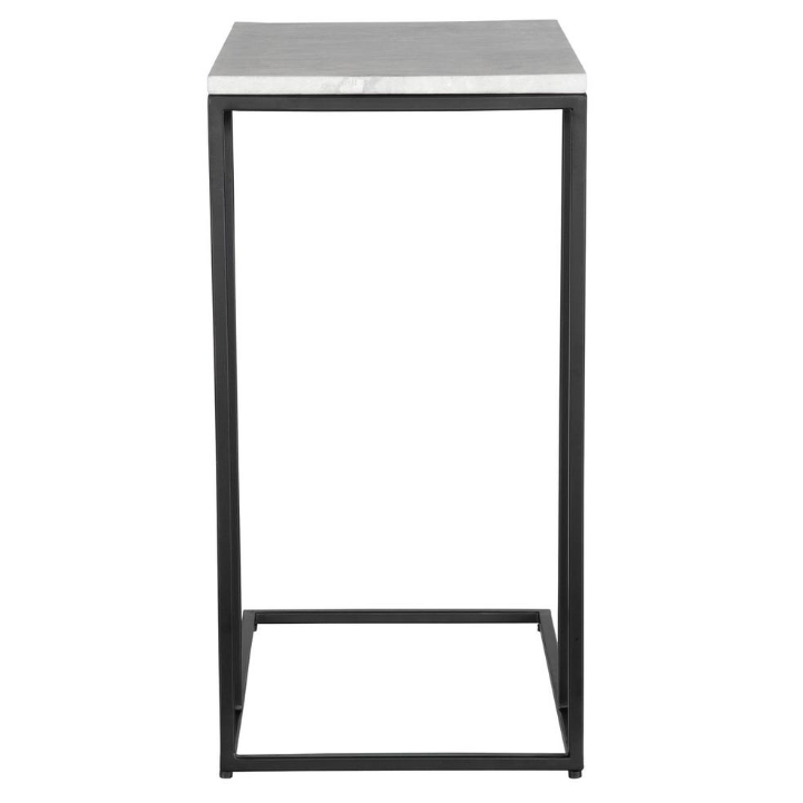 Accent Table-Black Metal: Product Back View