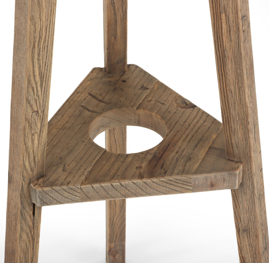 Amber Lewis X Four Hands Addy Pedestal: Up-Close Product View