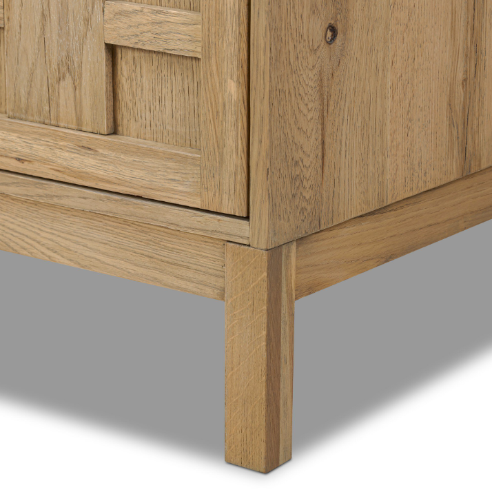 Alessio Media Console: Product Legs View