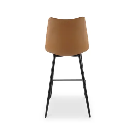 Alibi Counter Stool-Tan: Product Back View
