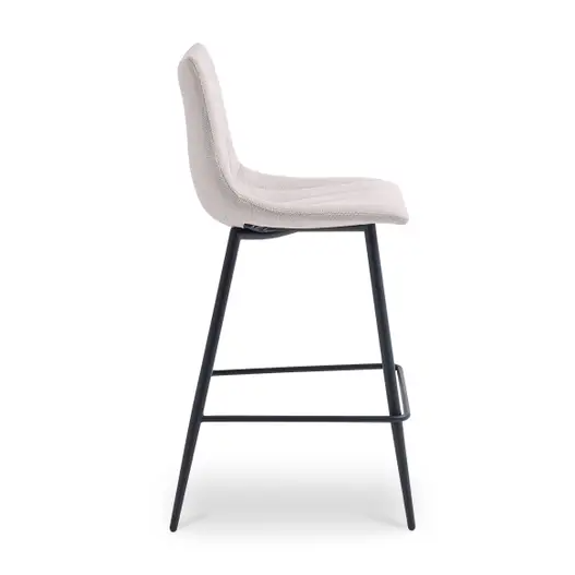 Alibi Counter Stool-Beige: Product Side View