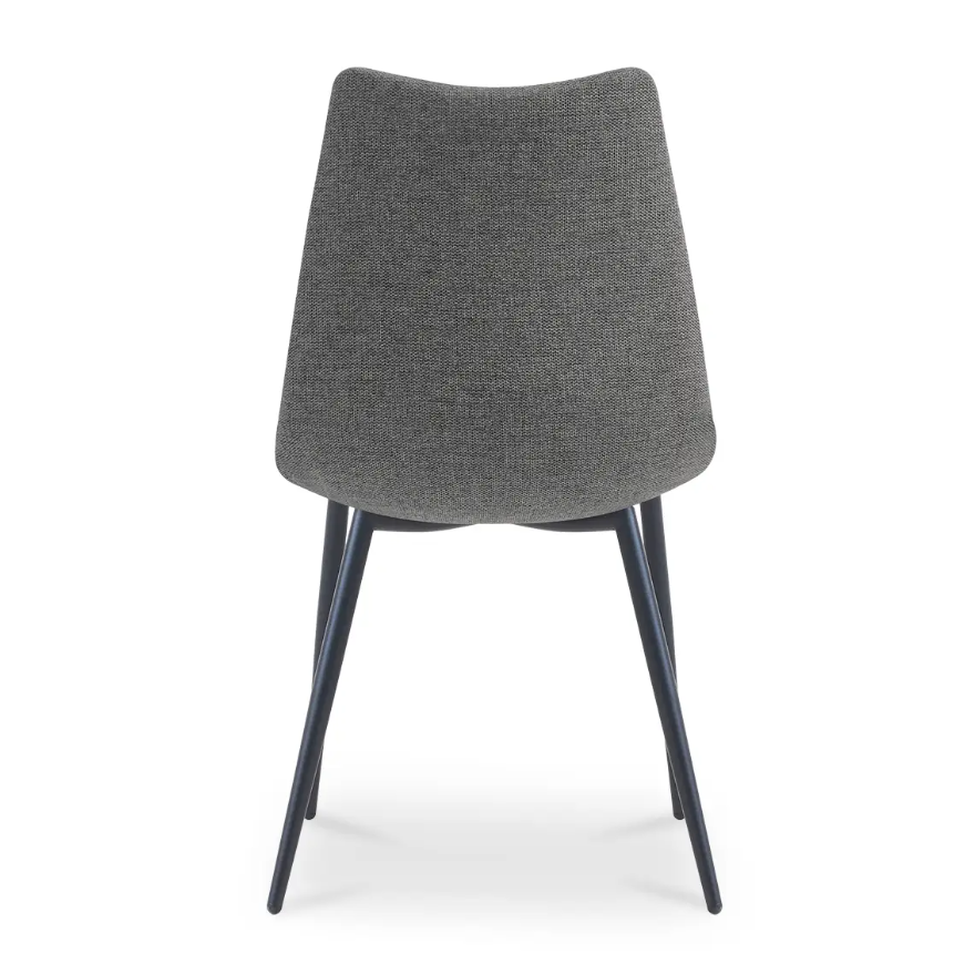 Alibi Dining Chair-Dark Grey: Product Back View