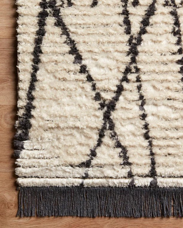 Chris Loves Julia Alice Rug in Cream/Charcoal