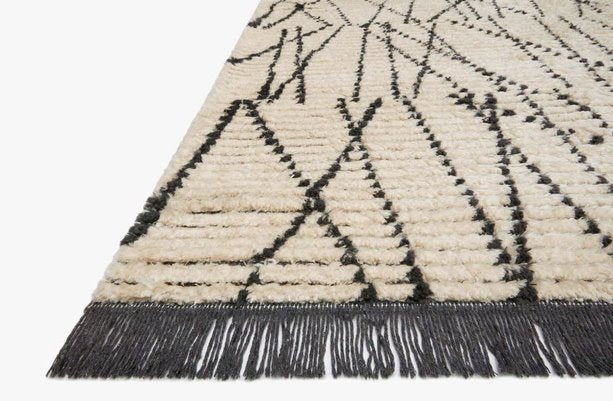Chris Loves Julia Alice Rug in Cream/Charcoal