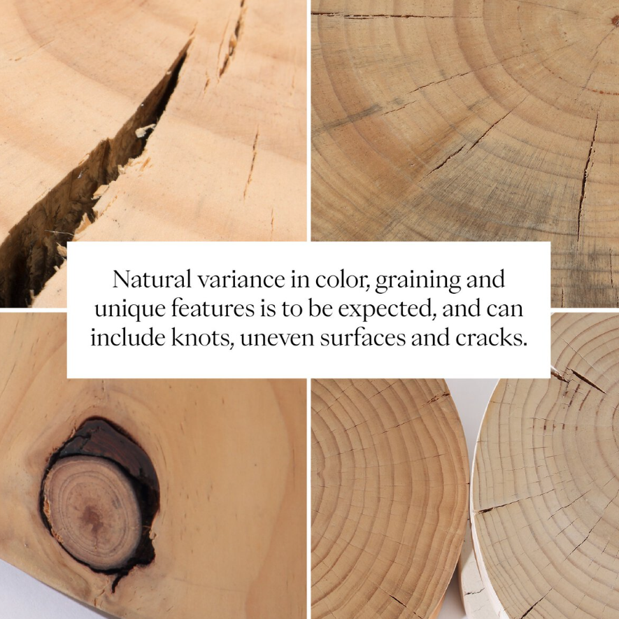 Aliza End Table: Product Material Disclaimer