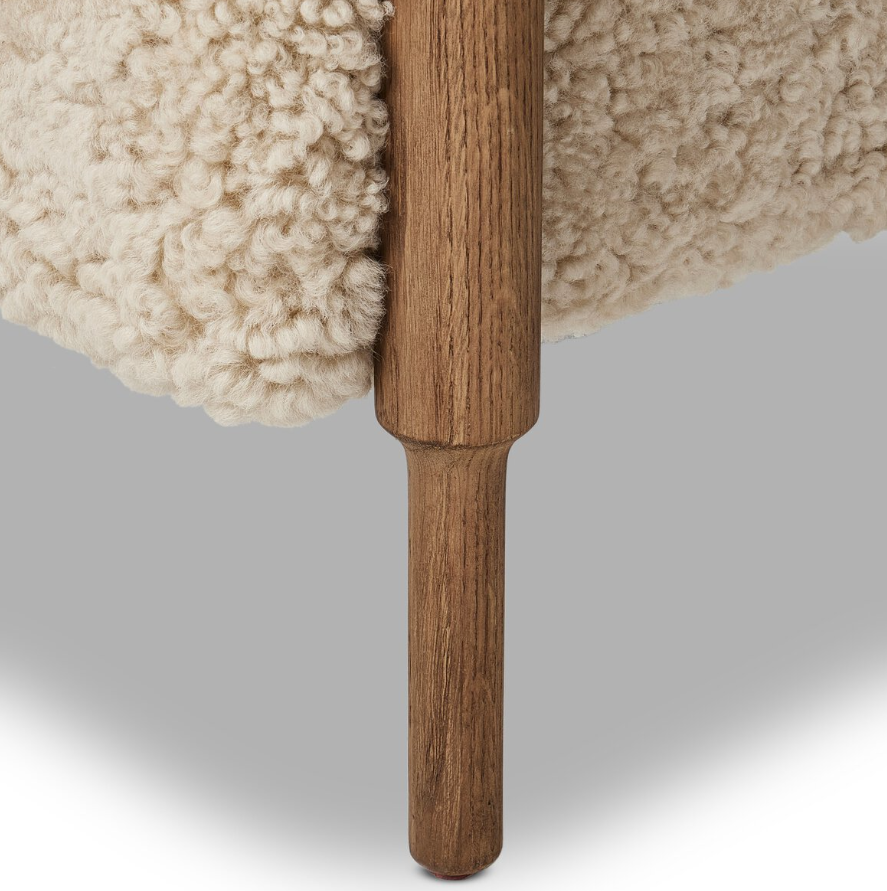 Amber Lewis x Four Hands Bennett Chair: Product Legs View