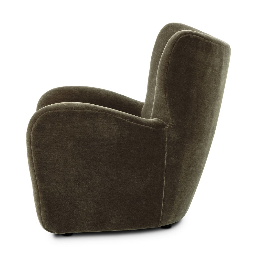 Amelie Chair-Monte Olive: Product Side View