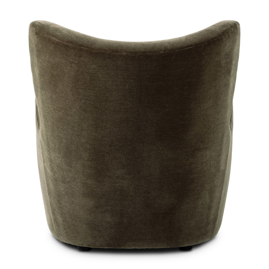 Amelie Chair-Monte Olive: Product Back View