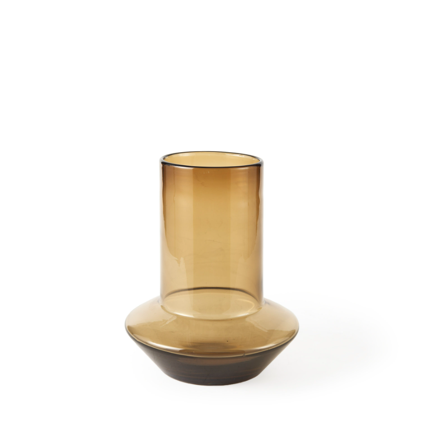 Amrita Glass Vase-10"H: Available at City Home PDX