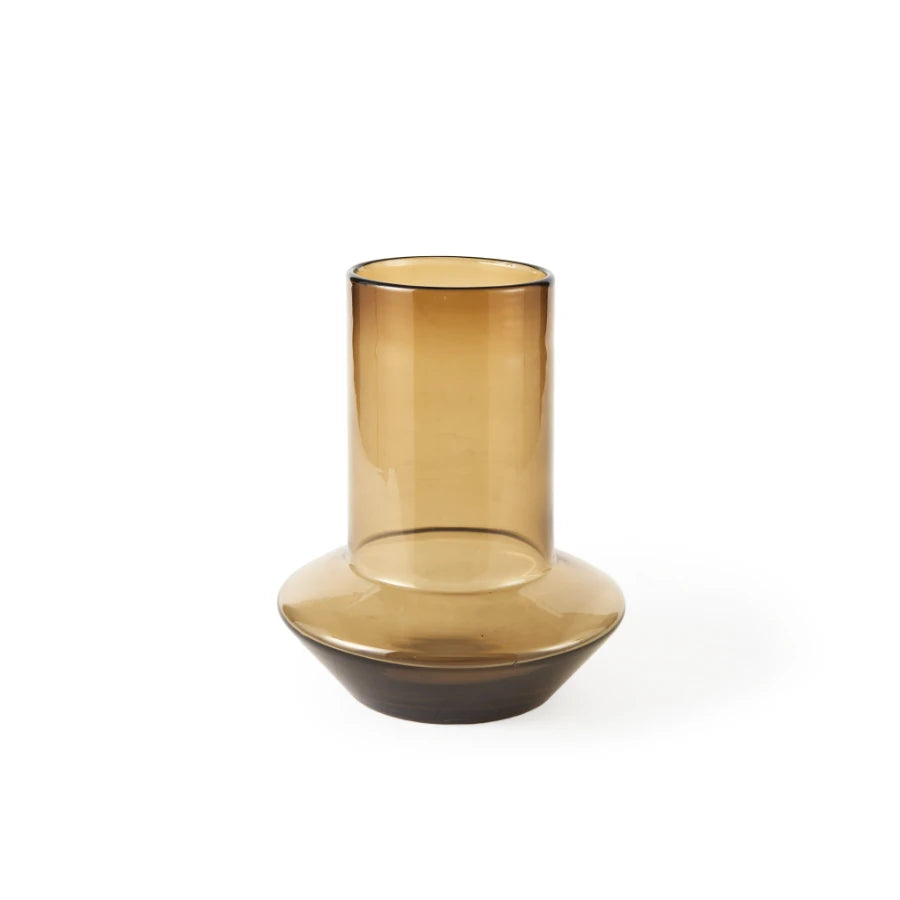 Amrita Glass Vase-10"H: Available at City Home PDX