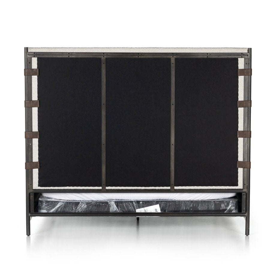 Anderson Bed in Knoll Natural-Queen Size: Product Back View