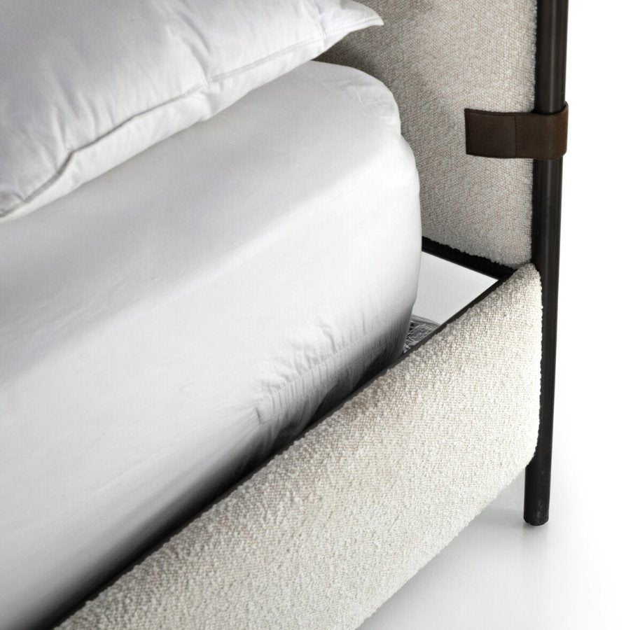 Anderson Bed in Knoll Natural-Queen Size: Up-Close Product View