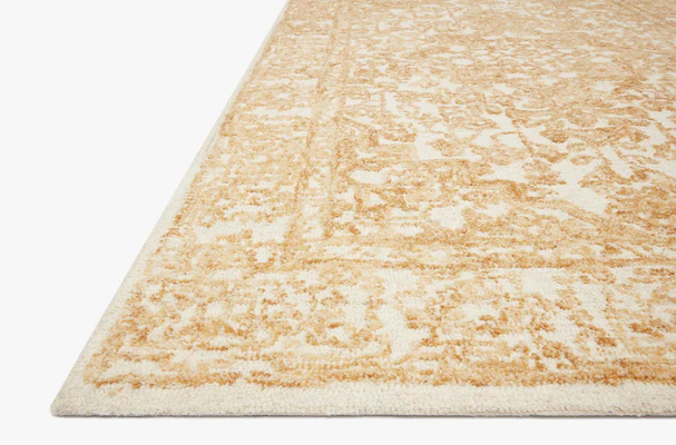 Magnolia Home by Joanna Gaines X Loloi Annie Rug in White/Gold