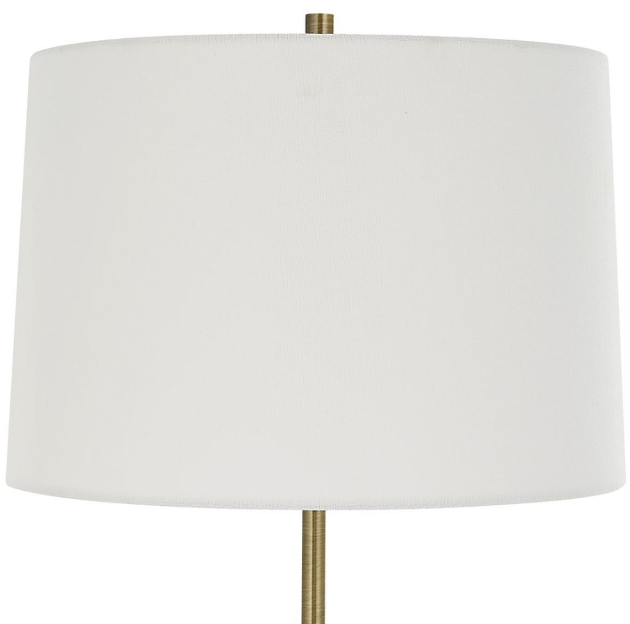 Annora Table Lamp: Tapered Linen Shade View