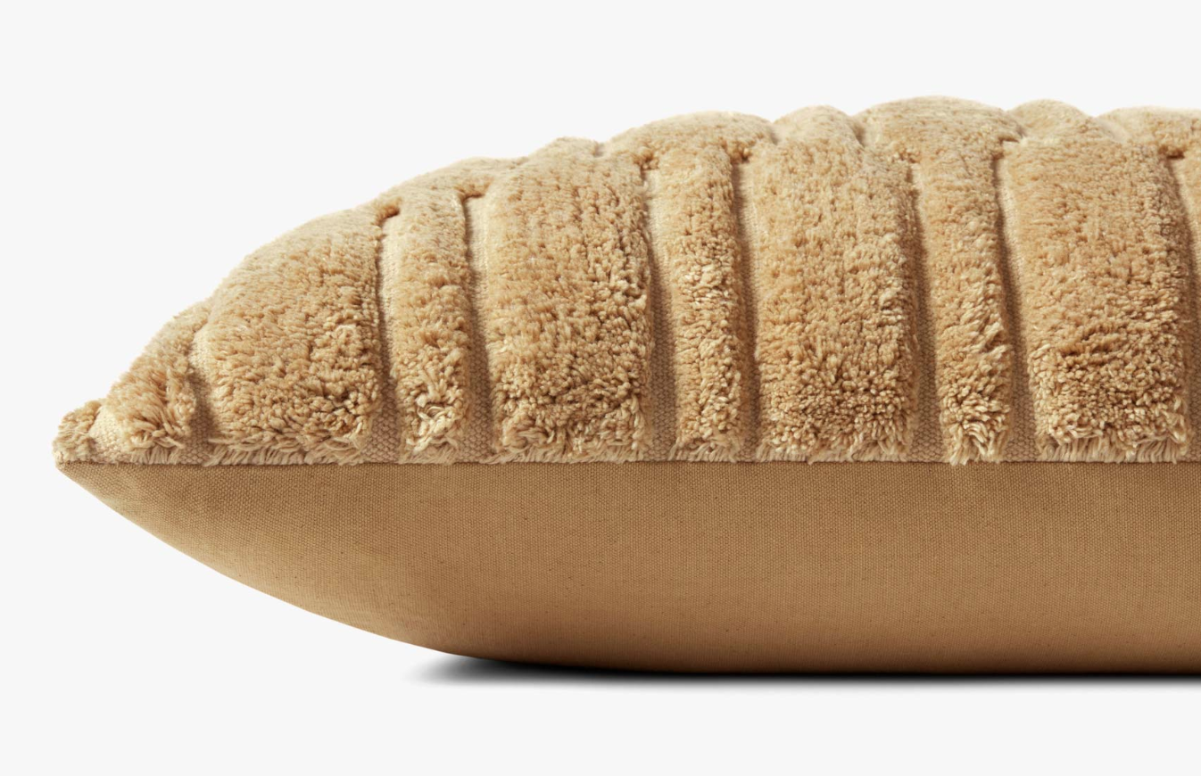 Angela Rose Arabella Pillow-Wheat: Product Side View