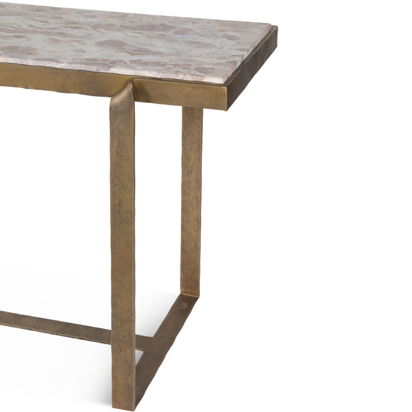 Argos 52" Console Table: 2nd Up-Close Product Corner View