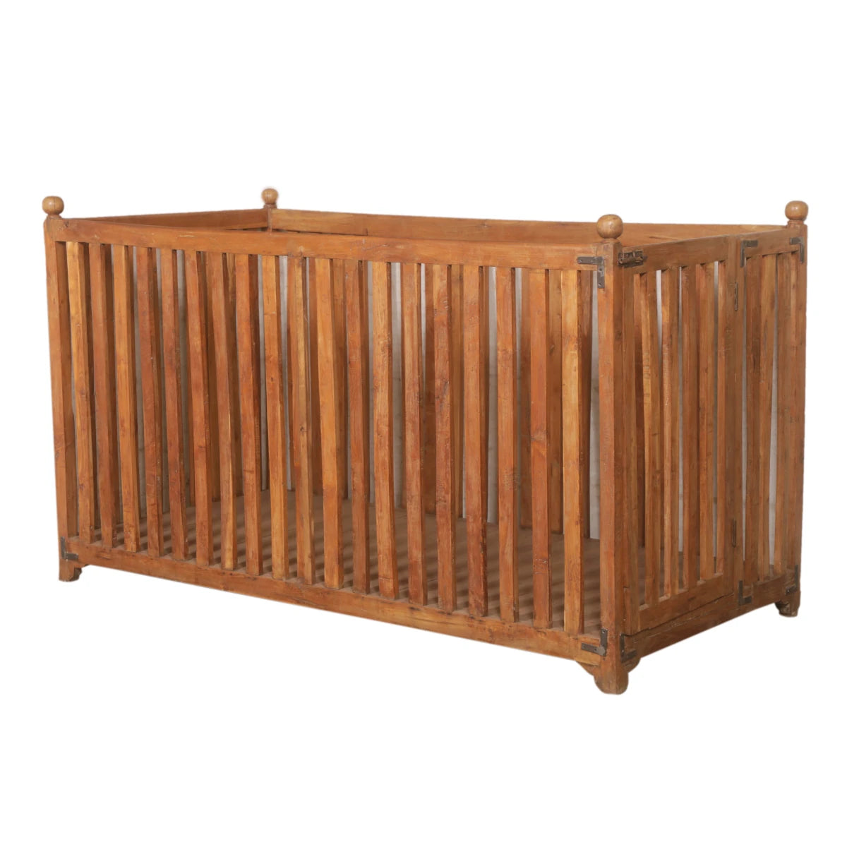 Teak Courtroom Witness Stand-Style D: Product View