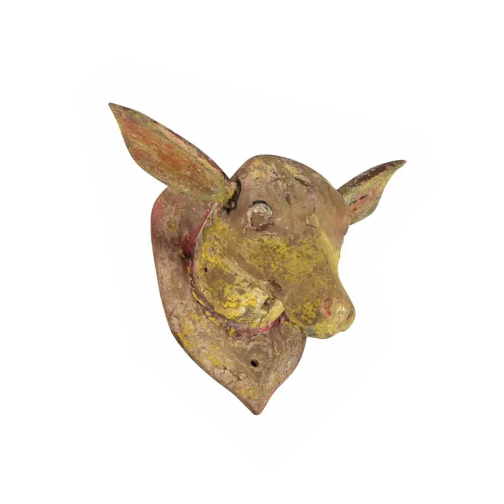 Artisan Wooden Deer Head: Available at City Home PDX
