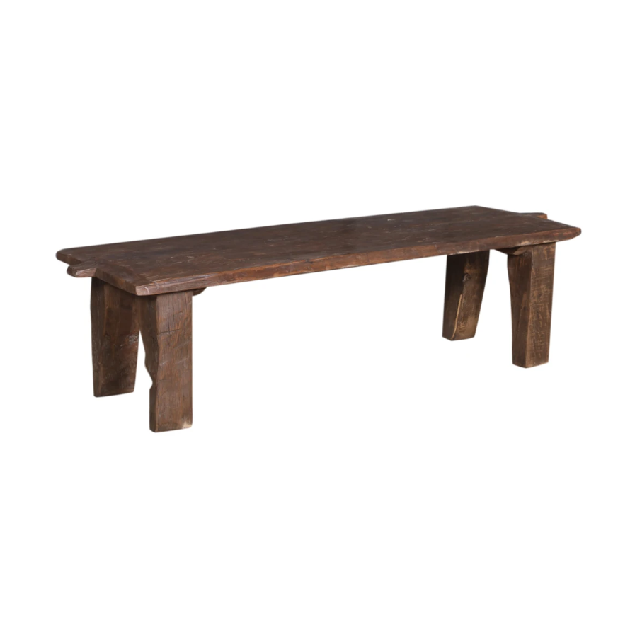 Artisan Crafted Teak Table: Available at City Home PDX