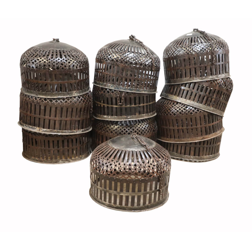 Vintage Iron Lamp Shed