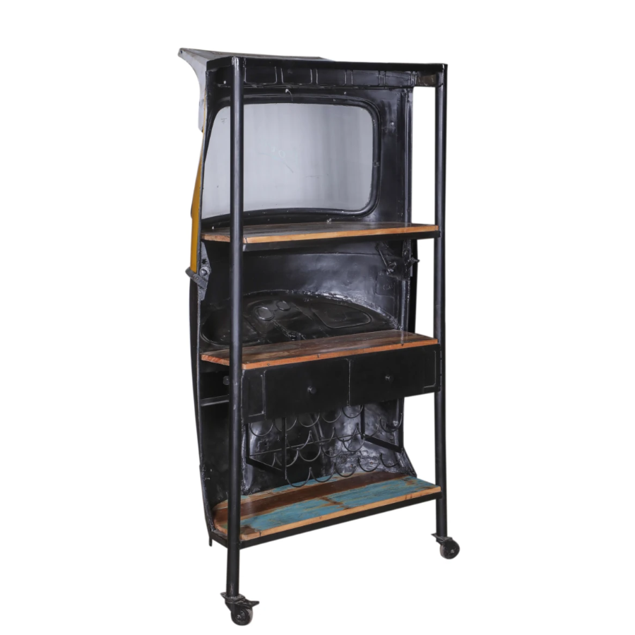 Artisan Crafted Tuk Tuk Bar: Product Back View