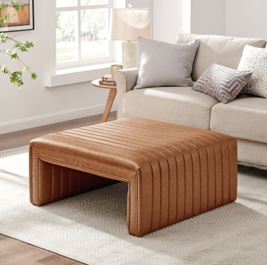 Atkinson Coffee Table/Ottoman in Vintage Cider: Product Style View