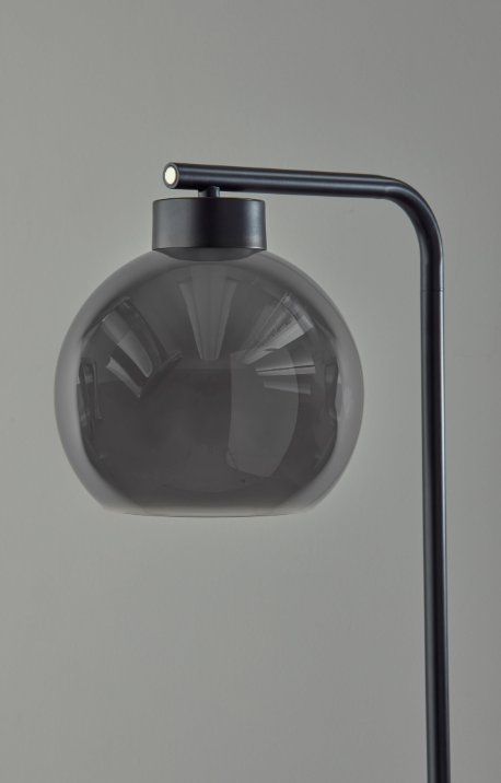 Atticus Floor Lamp: Light-Off Product Shade View