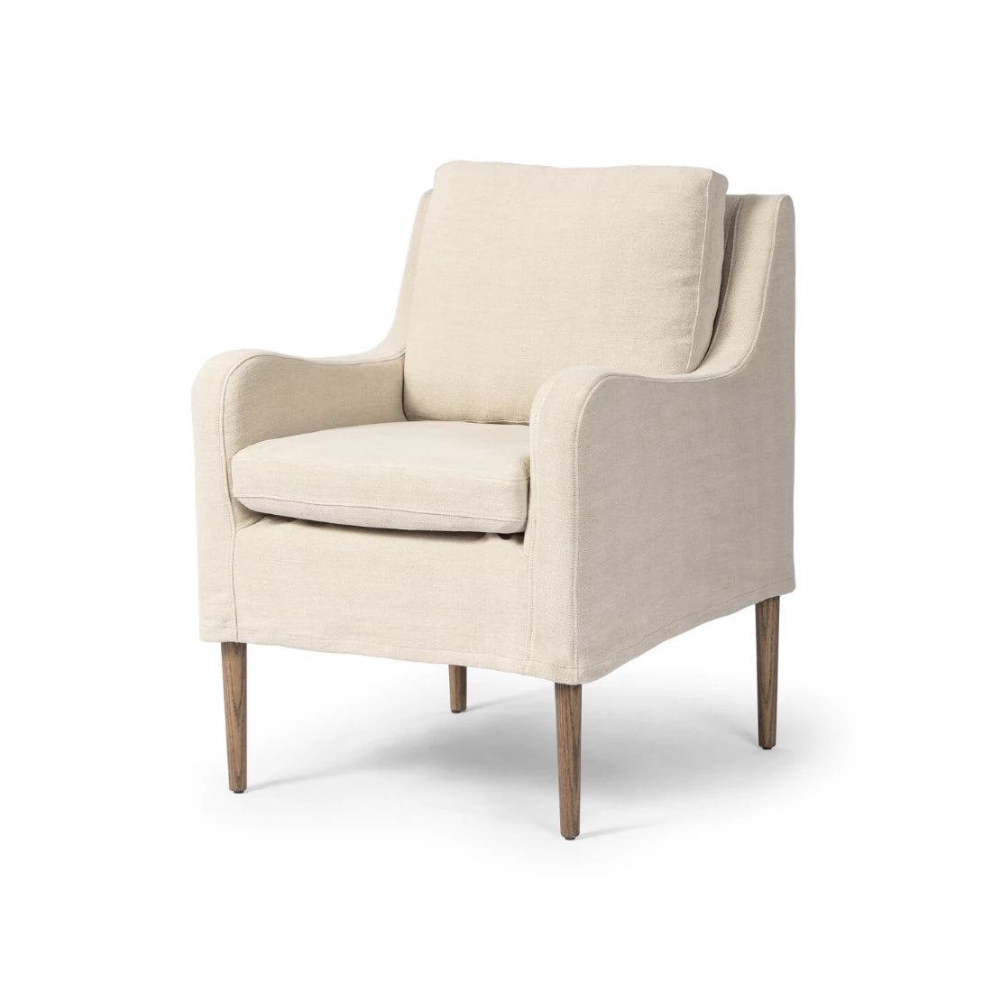 Amber Lewis x Four Hands Aurelia Dining Chair-Broadway Dune: product view