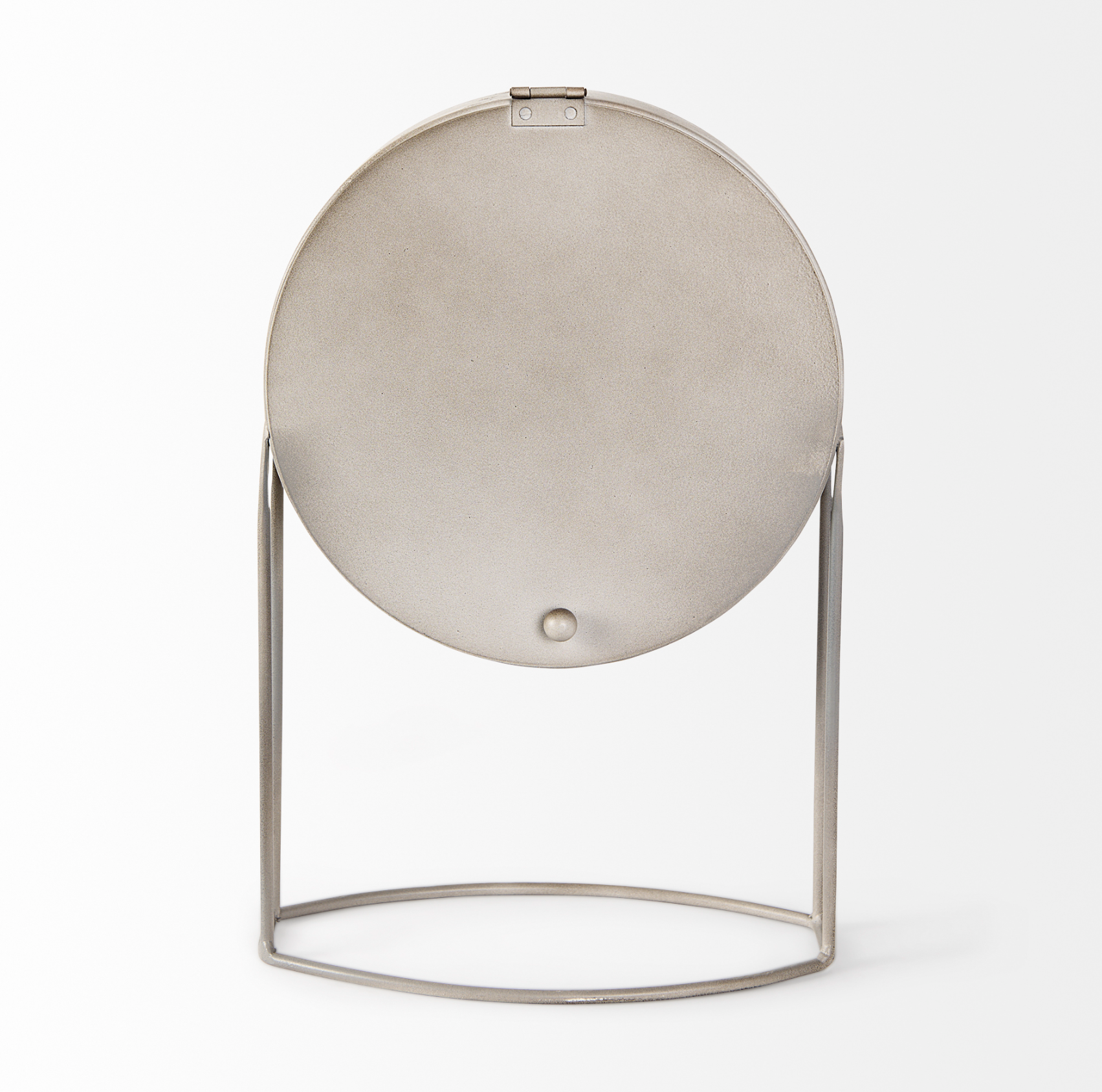 Aurus Metal Table Clock: 2nd Product Back View