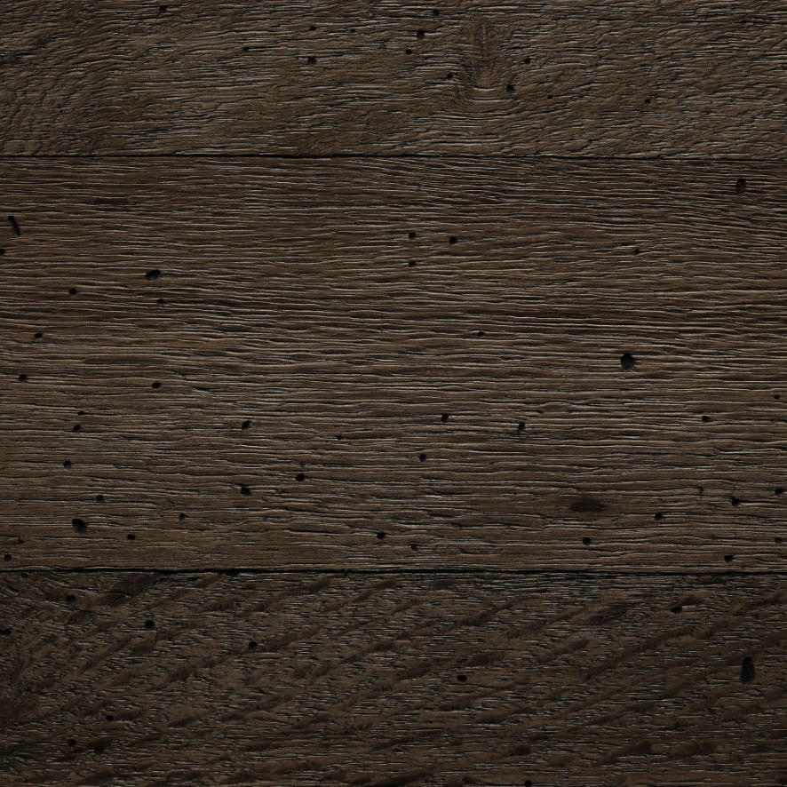 Abaso End Table-Ebony Rustic Wormwood Oak: Product Finish View