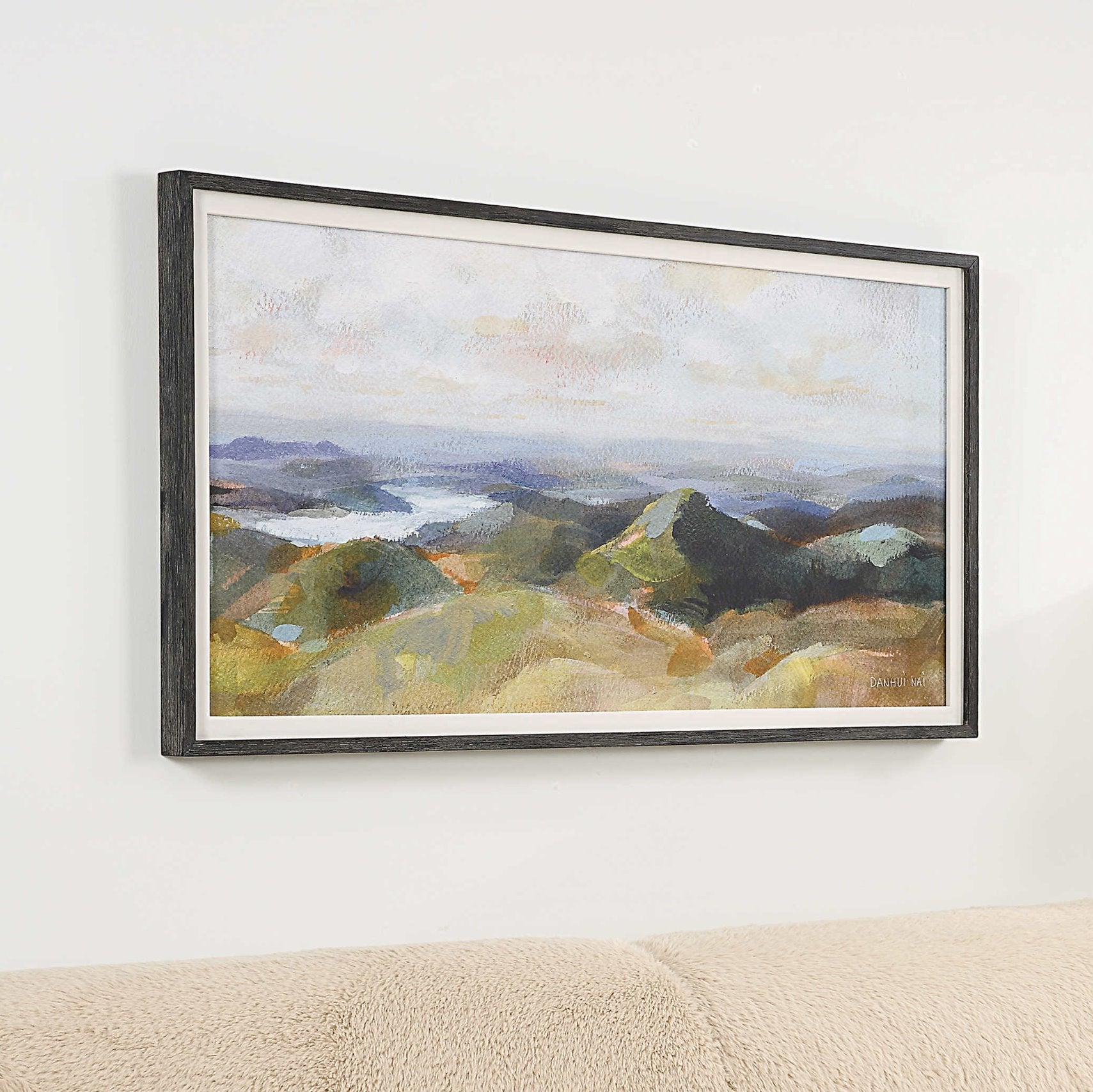 Above the Lakes Framed Print: Product Style View